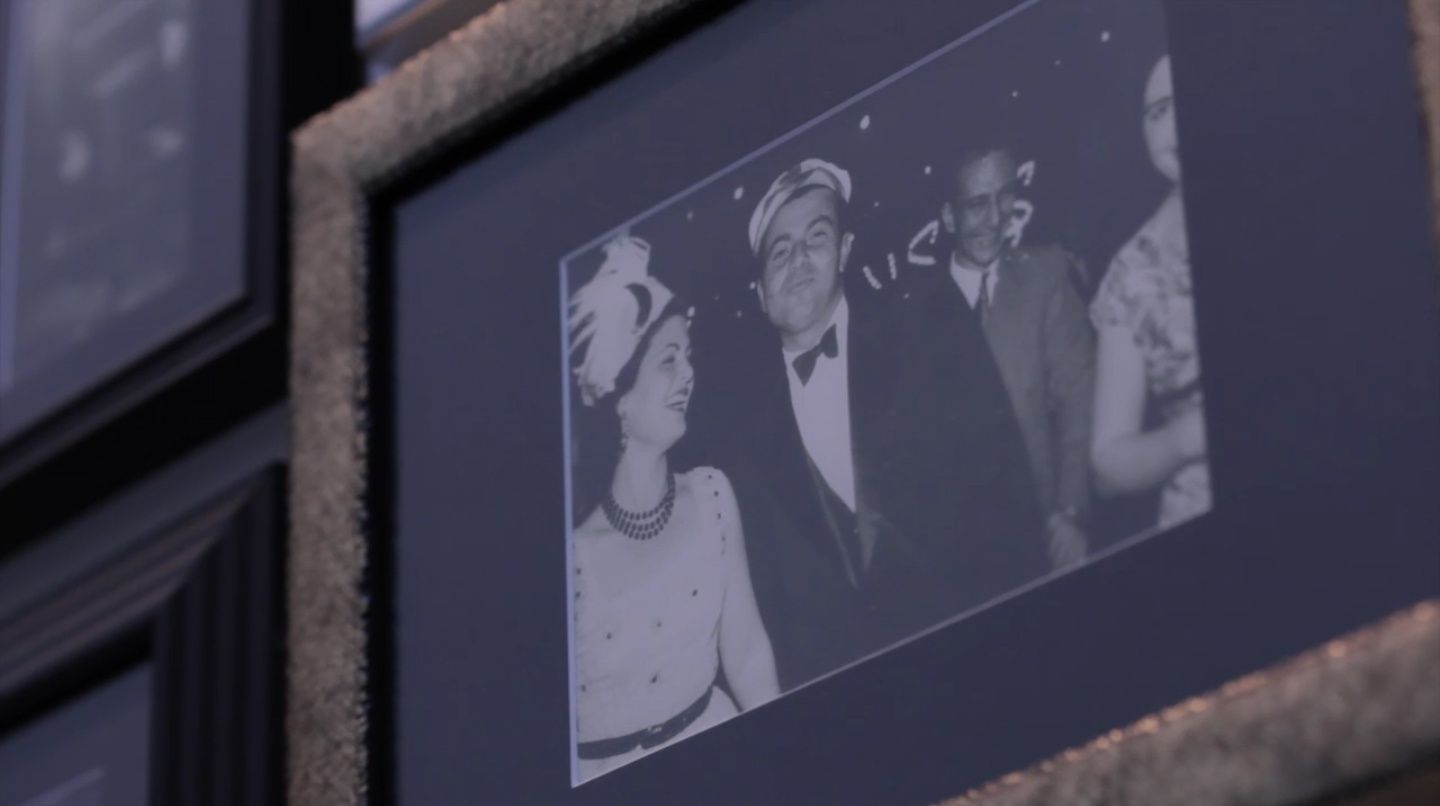 Framed photograph on the wall at Zimma Tailors, Darlinghurst